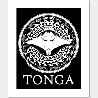 Giant Manta Ray Tonga Pride Posters and Art